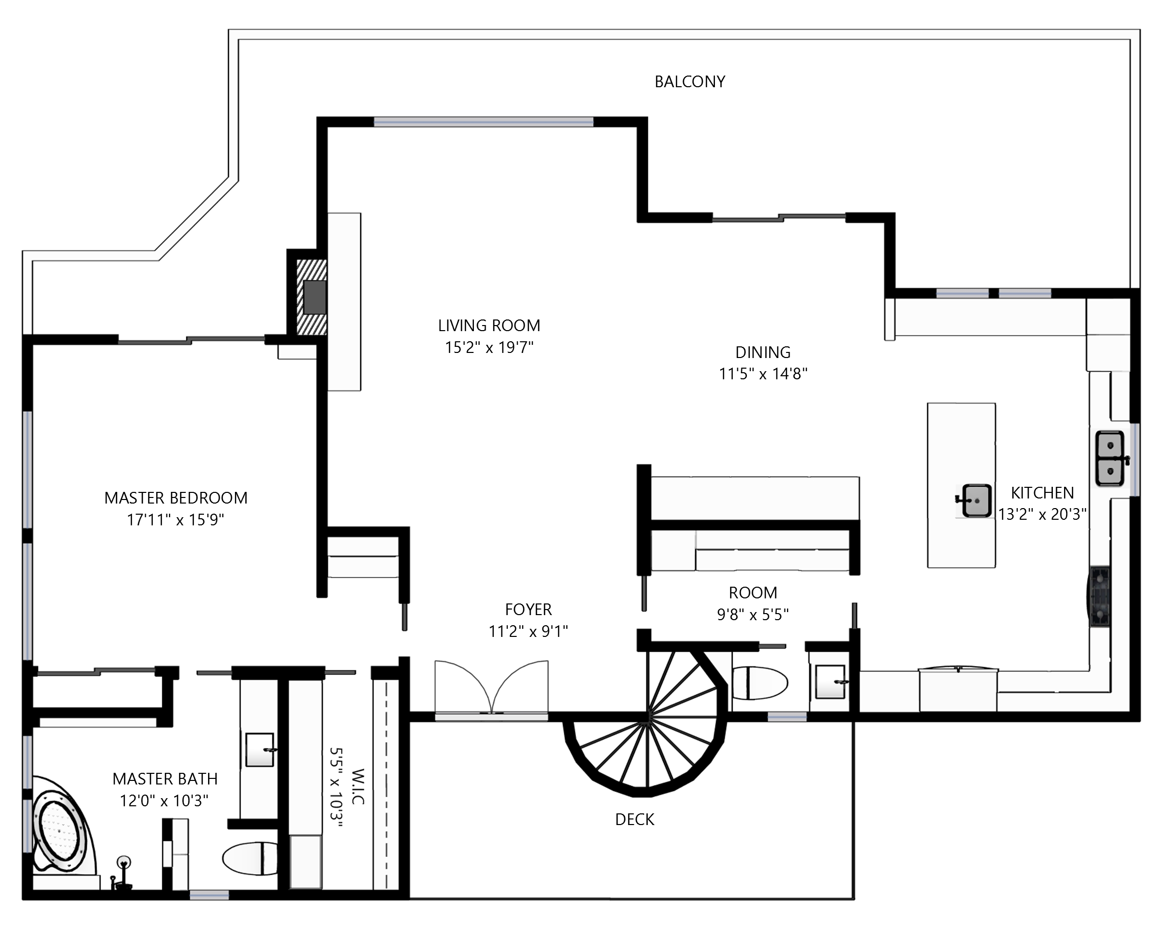 Matterport Schematic Floor Plans